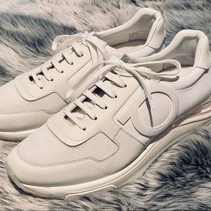 Ferragamo Brooklyn 3 Leather Sneakers